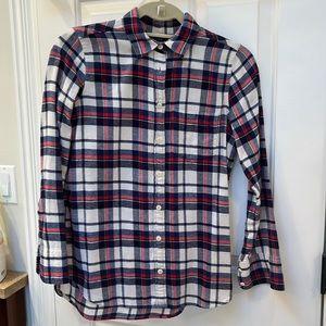 J crew boy fit flannel shirt